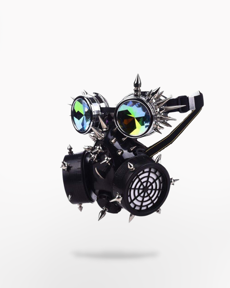 cyberpunk motorcycle helmet gas mask Techwear Cyberpunk Gas Mask Art