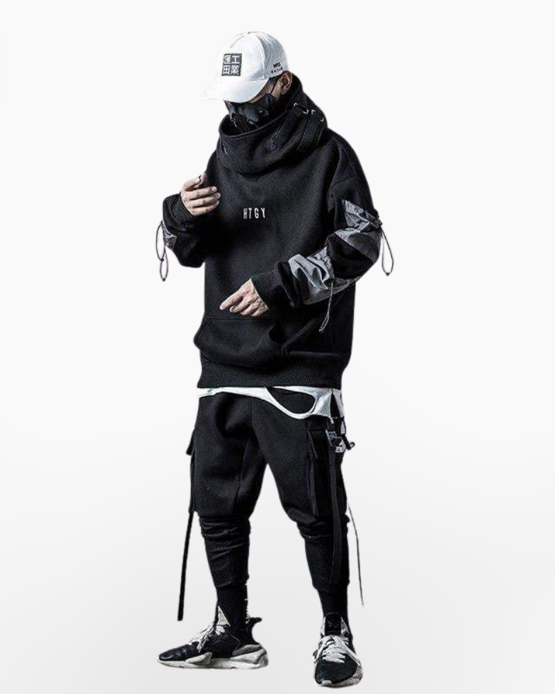 Streetwear Techwear Hoodie Htgy Hoodie Techwear Sweater