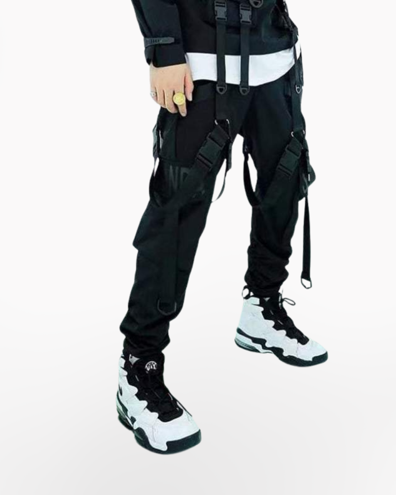 Strap joggers top