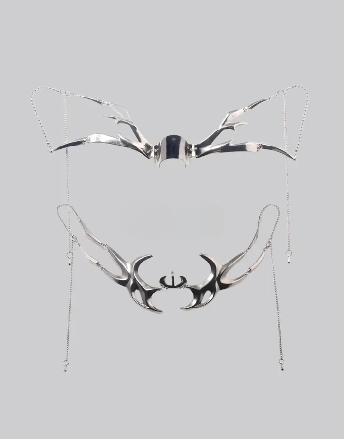 Techwear Cyberpunk Metal Mask