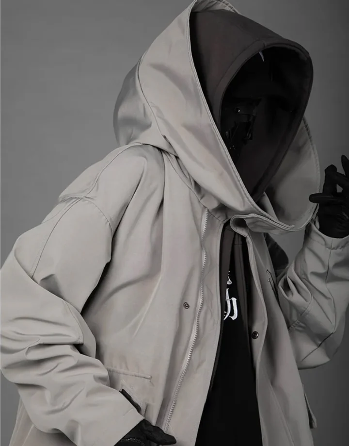 Grey Tech Jacket Techwear Grey Tactical Jacket
