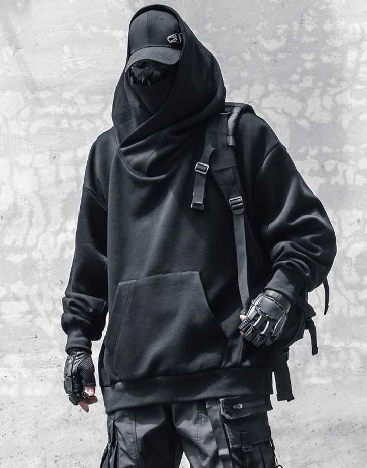 Techwear Turtleneck Hoodie Techwear Turtleneck Hoodie
