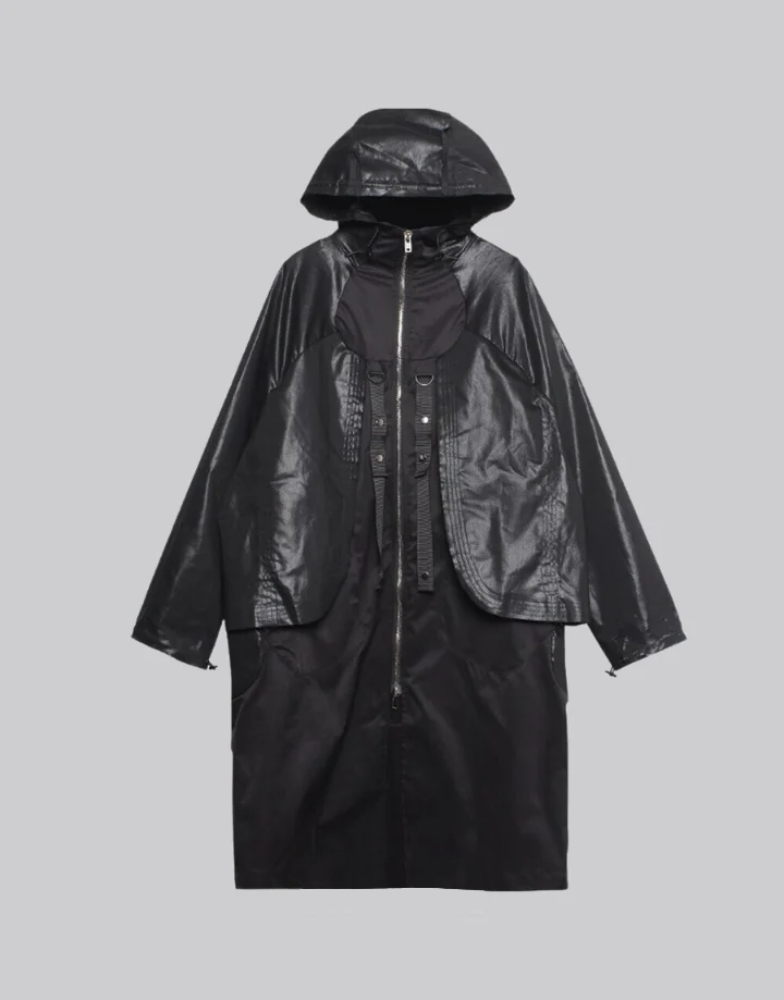 ハイドロゲン LUXURY SPORTSWEAR NEOPRENE TRENCH Techwear Urban Trench Coat