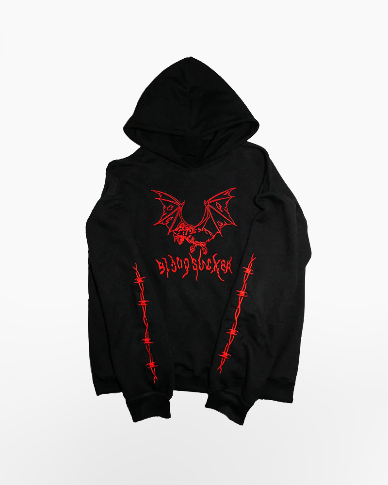 B.TRILL■B Gothic Logo Sweatshirt■送料込 Techwear Goth Sweatshirt