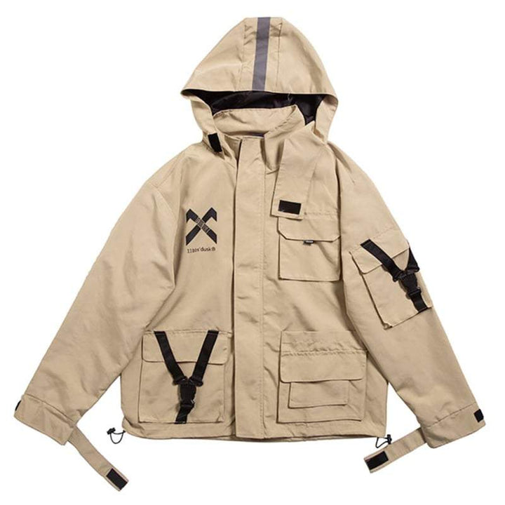 FTC HOODED CARGO JACKET カーキ XL FTC HOODED CARGO JACKET カーキ XL