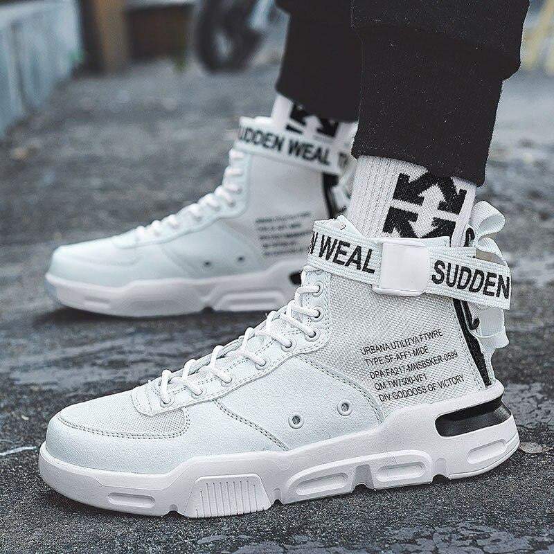 Techwear Cool High Top Sneakers - Main Image