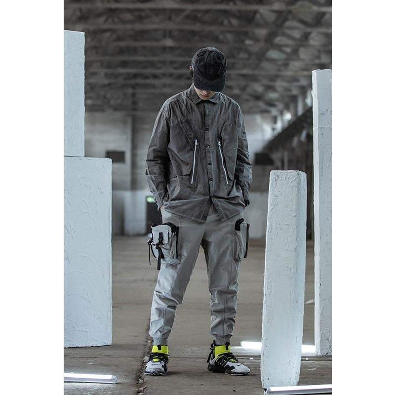 Techwear Gray tactical pants
