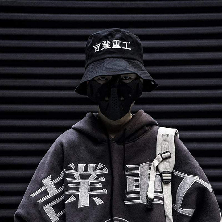 Techwear Japanese Bucket Hat display picture 1