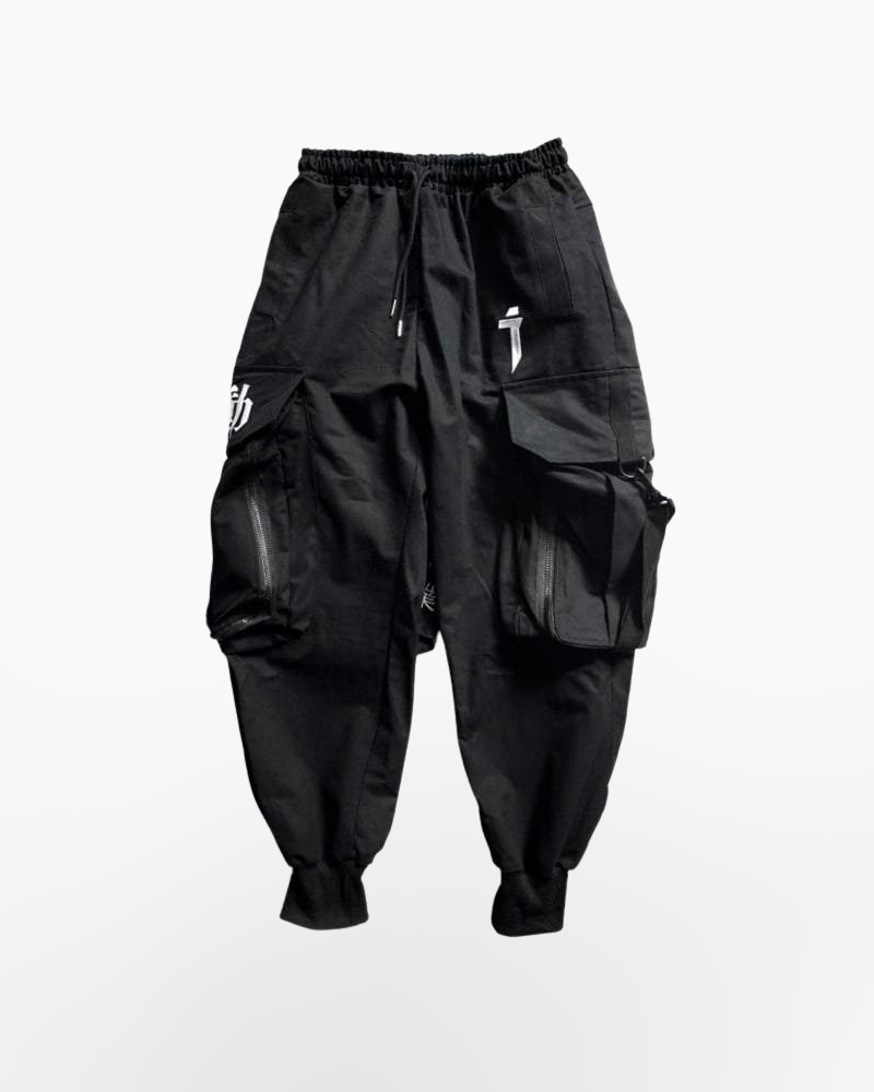 未使用　JAPAN PRACTICE PANTS / BLACK Size:L New Japanese Women Street Straight Leg Wide Leg Pants Casual