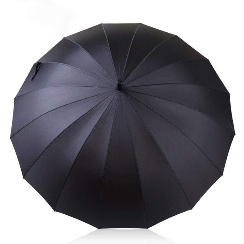 Amazon.com: ThreeH Bamboo Black Umbrella for Rain Auto Open