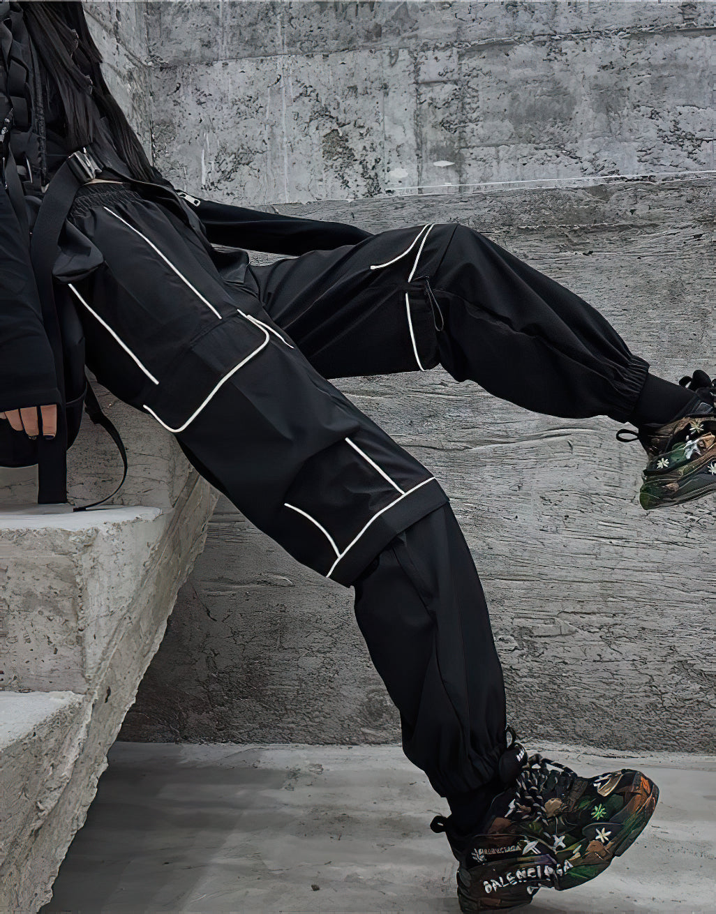 平野紫耀着用モデル　3 stripes techno cargo pants 平野紫耀 着用 GS cargo techno pants ayne - メルカリ