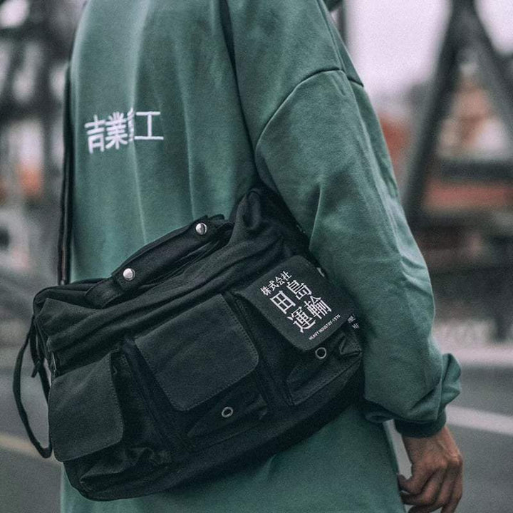Techwear Small Tactical Messenger Bag Techwear Small Tactical Messenger Bag