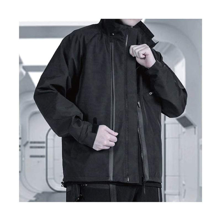 Techwear Tactical Jacket with Hood Techwear Tactical Jacket with Hood