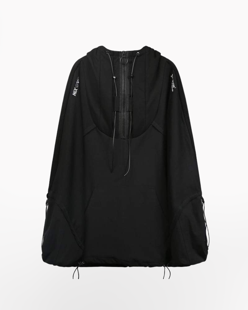 9090 Tech Nylon Pullover 黒 Tech Nylon Pullover – YZ