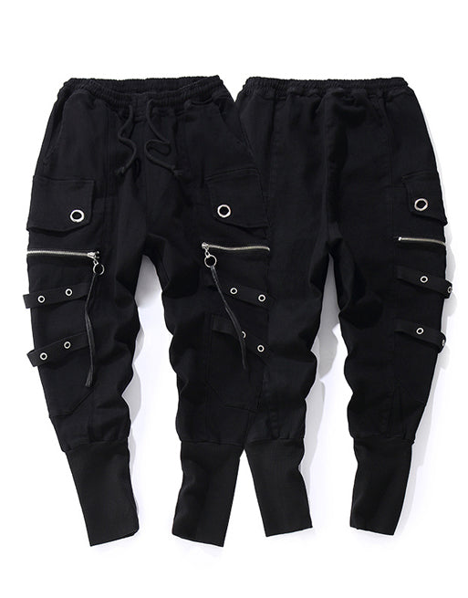 Tapered cargo pants techwear – Techwear