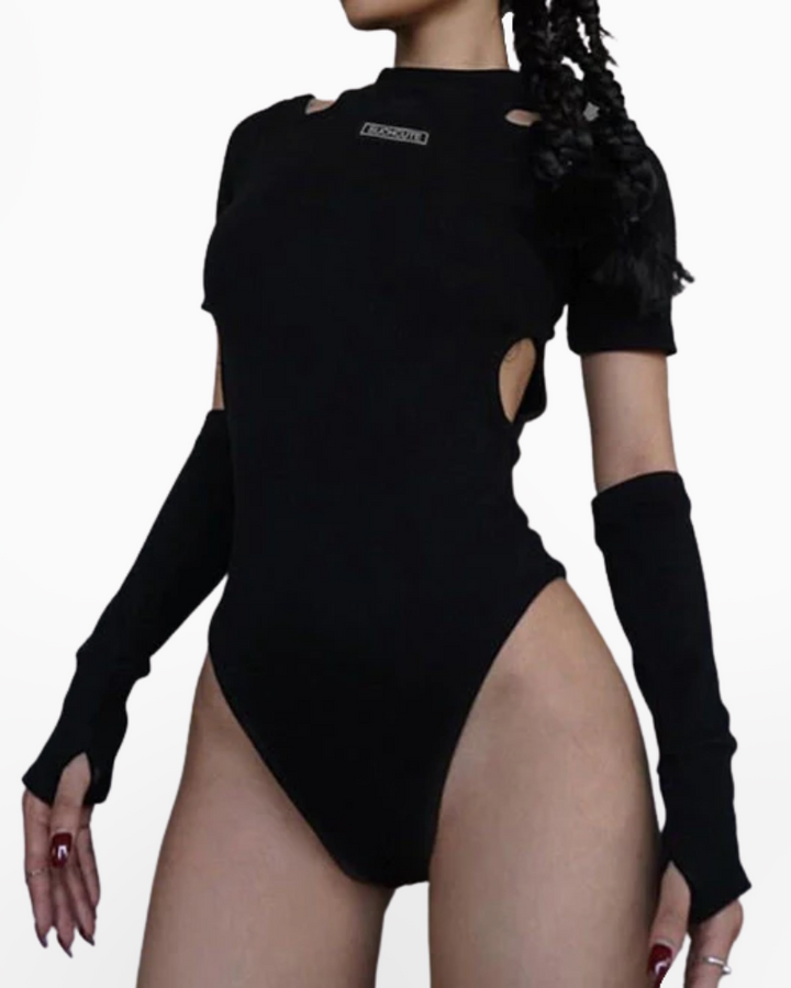 DISCLAIMER 売れ筋商品|||ディスクレイマー Tシャツ トップス レディース Bodysuits Black STUDIOUS tシャツ 「STUDIOUS/ステュディオス」Stretch Lace