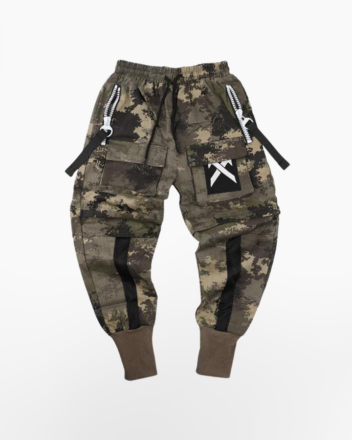 ミュージシャン HIBANA CAMO MILITARY OVER PANTS (ORG