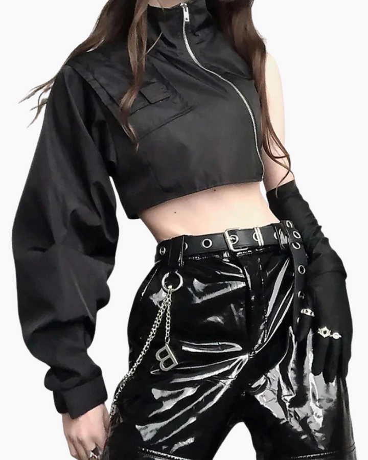 Techwear One Sleeve Jacket
