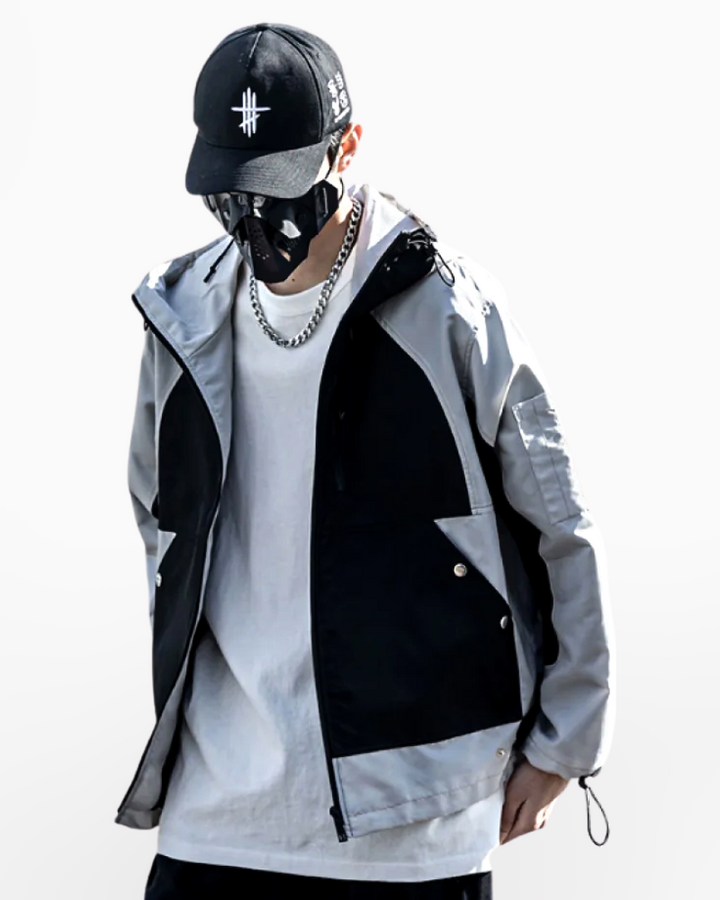 ジャケット・アウター TECH DECHATABLE WINDBREAKER JACKET Techwear Lightweight Windbreaker Jacket