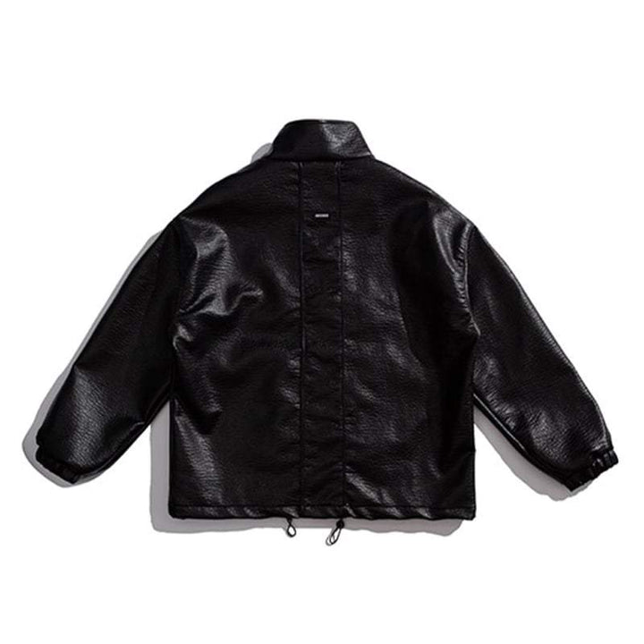Techwear Leather Jacket Techwear Leather Jacket